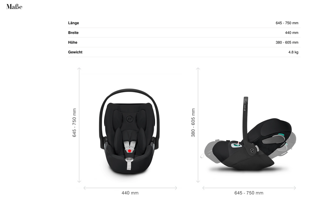 Cybex Cloud T Plus iSize (diverse Farben)