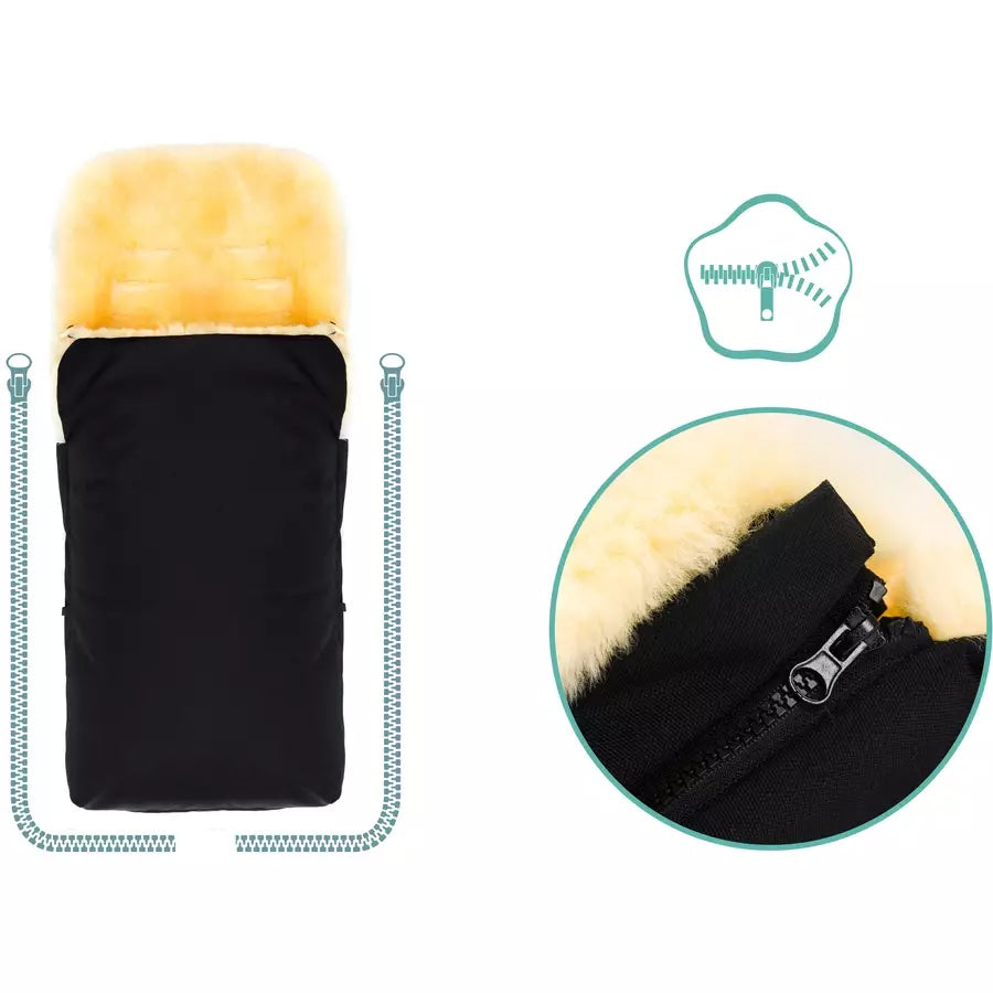 Fillikid genuine lambskin sleeping bag