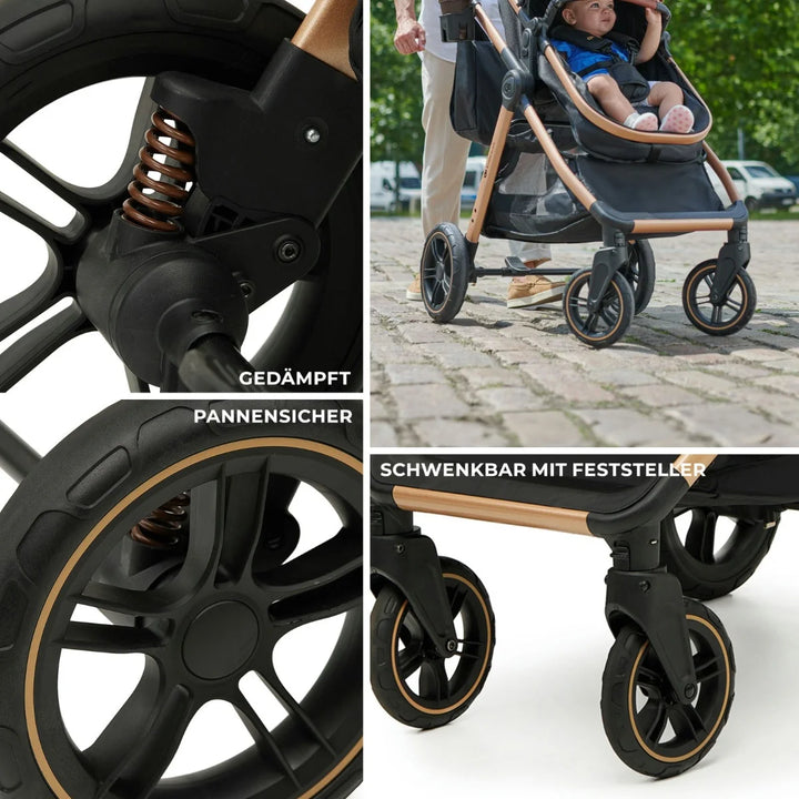 Kinderkraft combination set (black rosè)