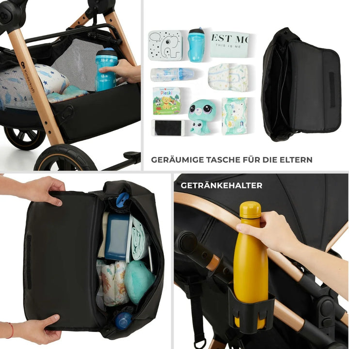 Kinderkraft combination set (black rosè)