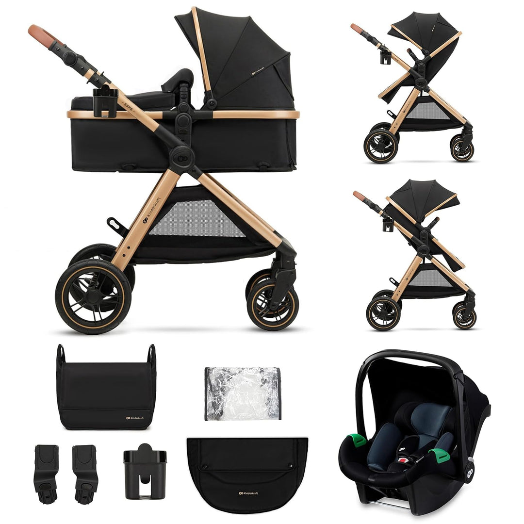 Kinderkraft combination set (black rosè)