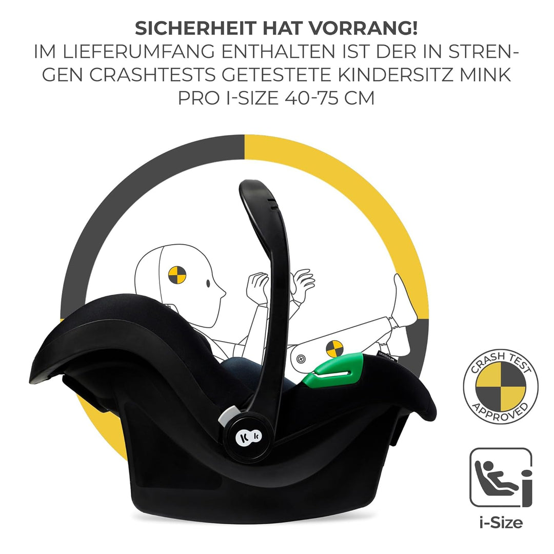 Kinderkraft combination set (black rosè)