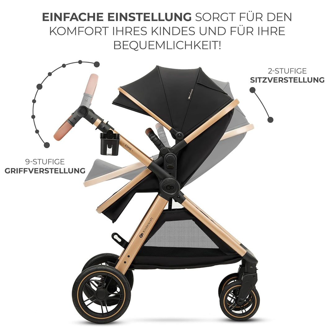 Kinderkraft combination set (black rosè)