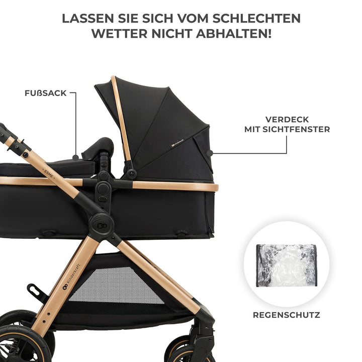 Kinderkraft combination set (black rosè)
