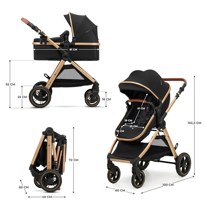 Kinderkraft combination set (black rosè)