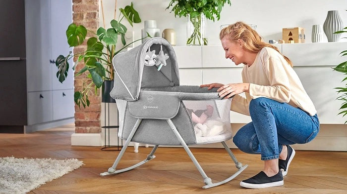 Babybett Lovi 3-in-1 (grey)