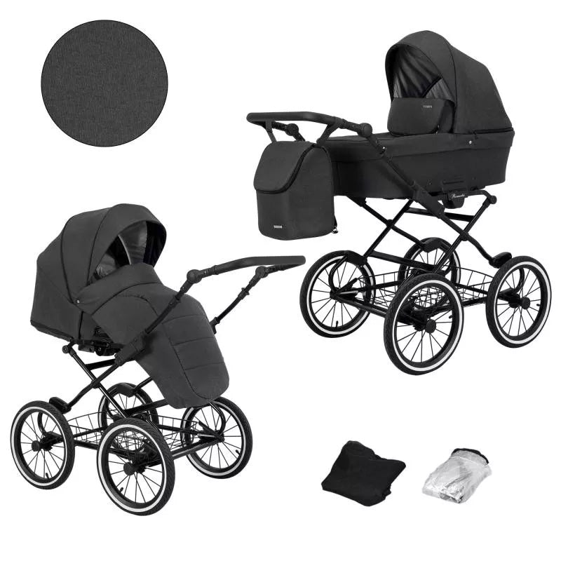 Kunert Romantic Retro Kinderwagen Set (diverse Farben)