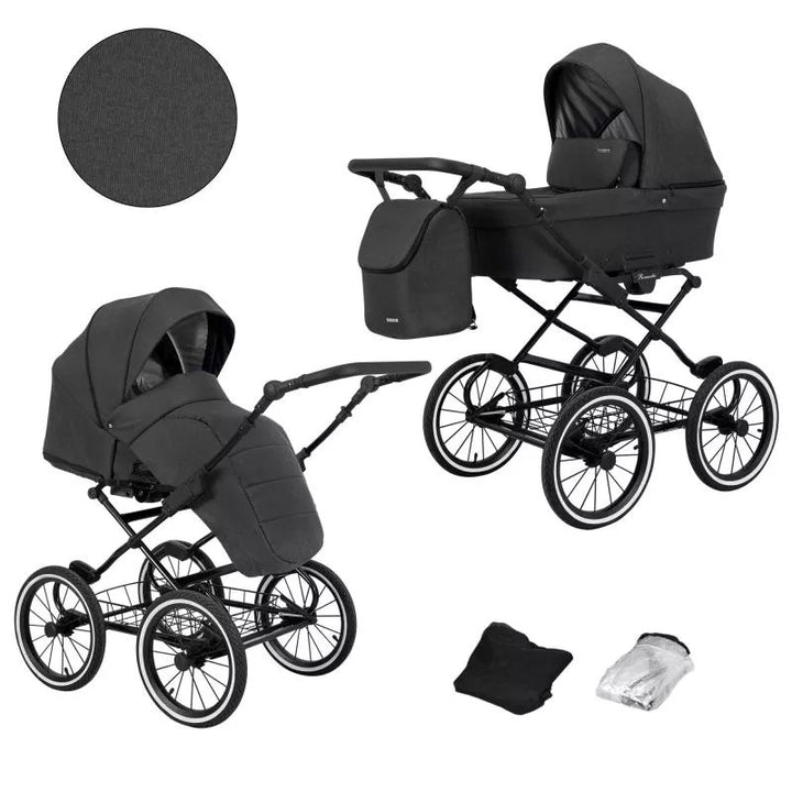 Kunert Romantic Retro Kinderwagen Set (diverse Farben)