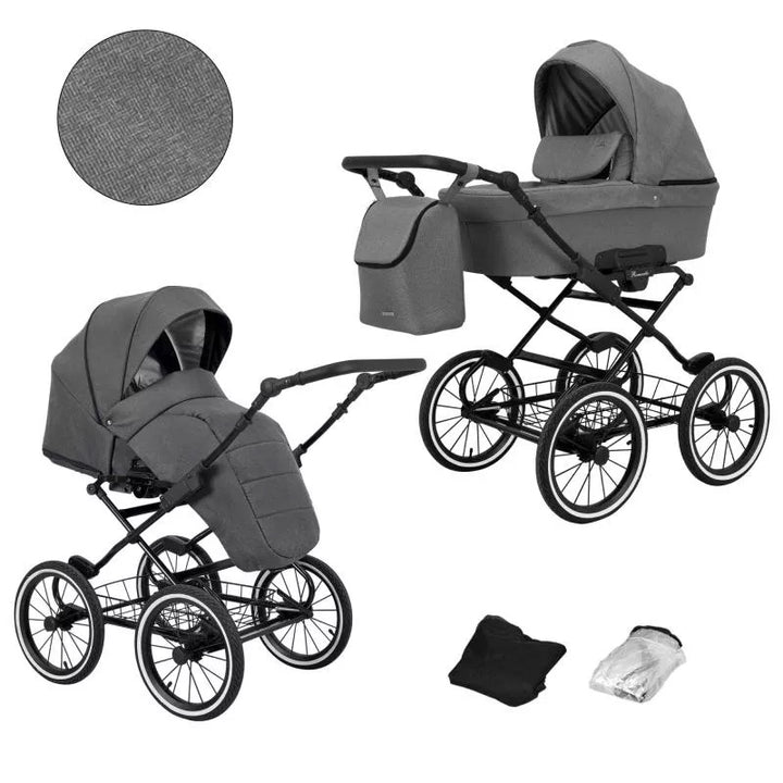 Kunert Romantic Retro Kinderwagen Set (diverse Farben)
