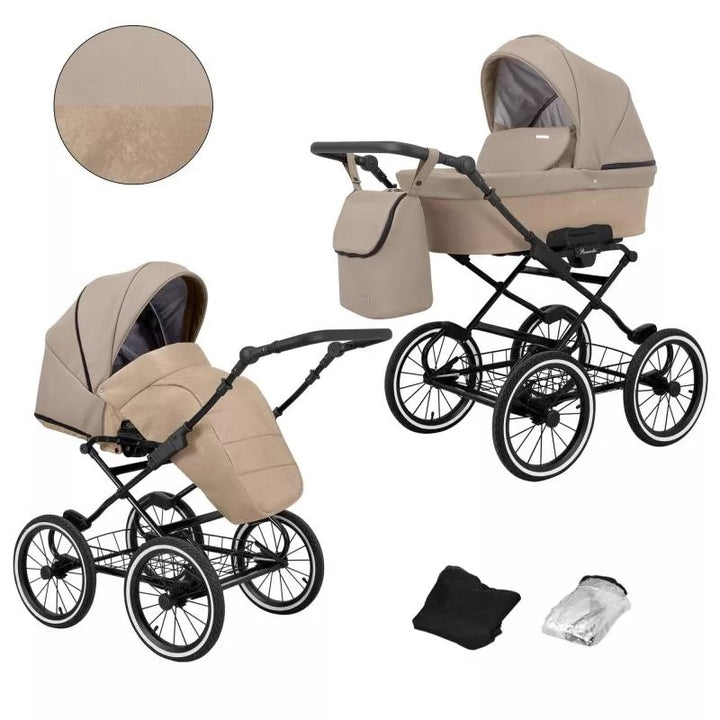 Kunert Romantic Retro Kinderwagen Set (diverse Farben)