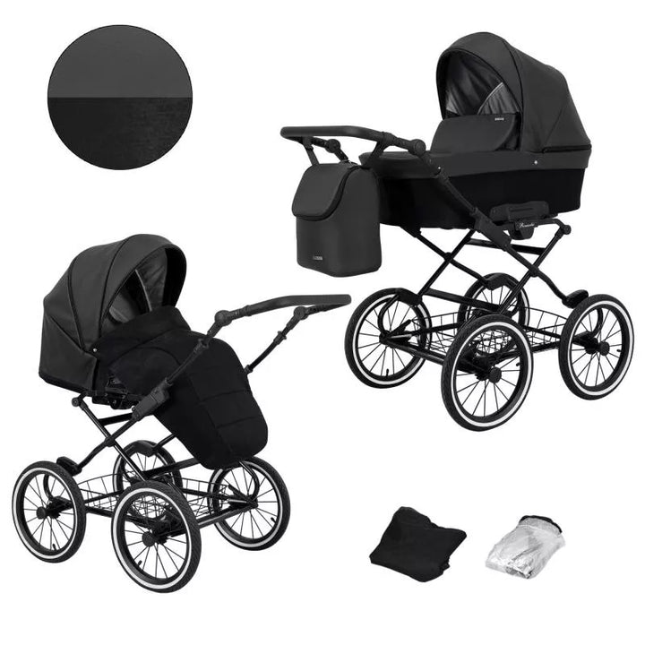 Kunert Romantic Retro Kinderwagen Set (diverse Farben)
