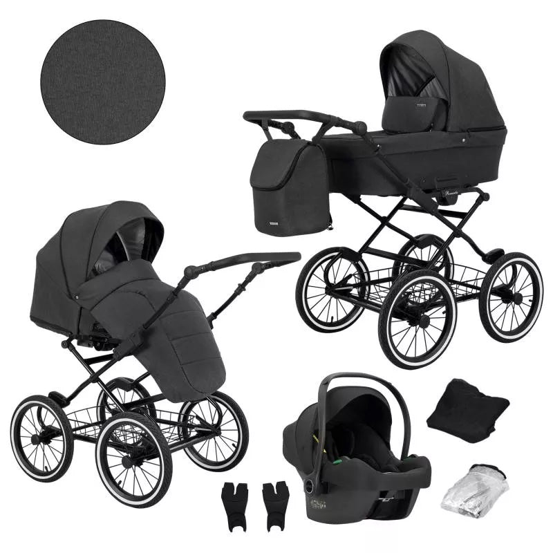 Kunert Romantic Retro Kinderwagen Set (diverse Farben)