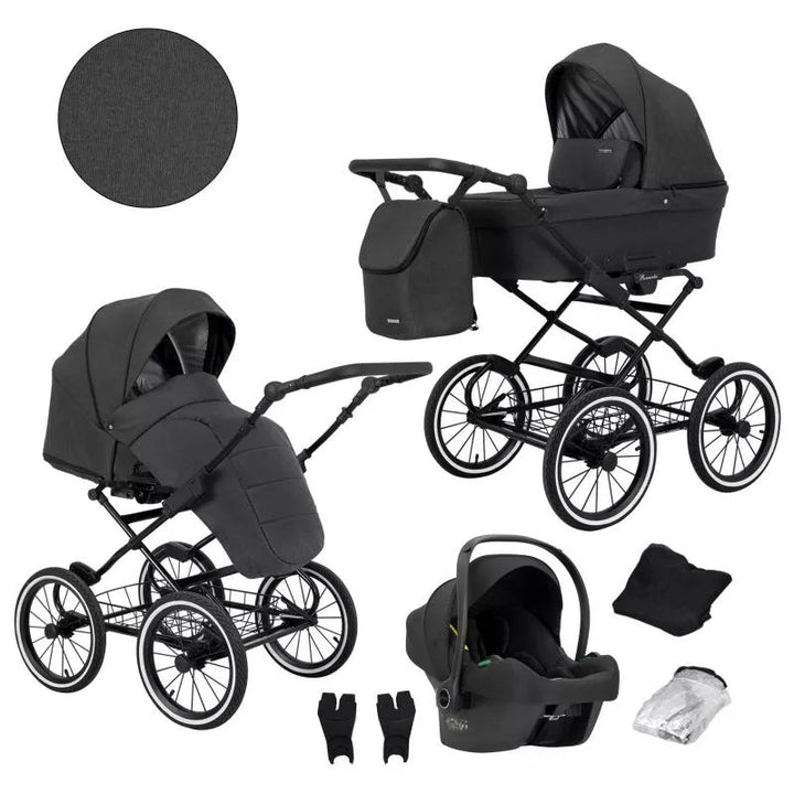 Kunert Romantic Retro Kinderwagen Set (diverse Farben)