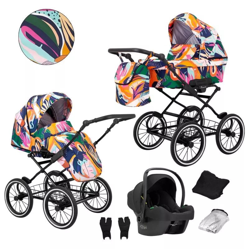 Kunert Romantic Retro Kinderwagen Set (diverse Farben)