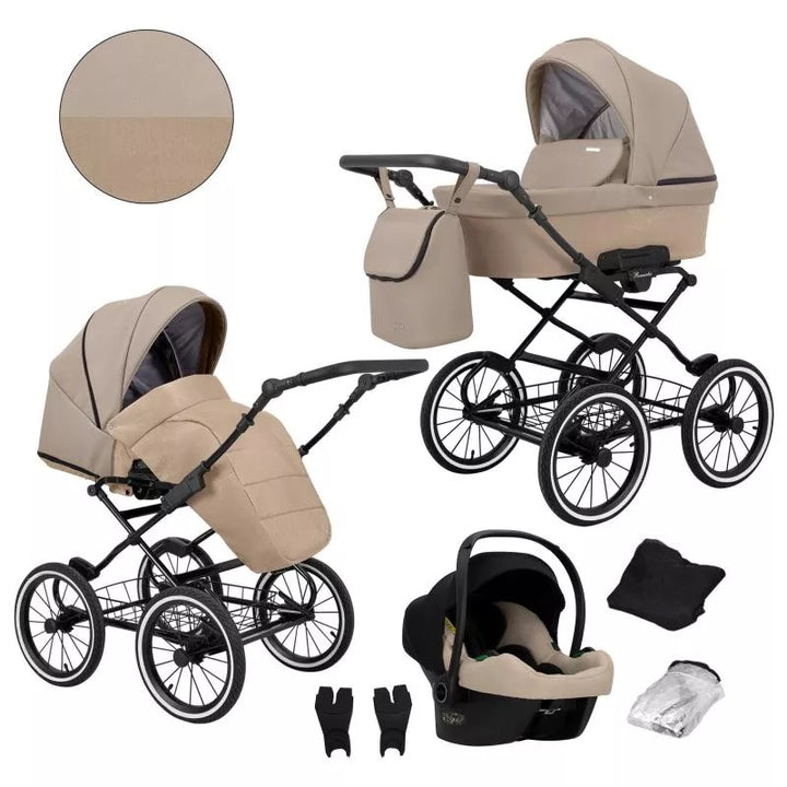 Kunert Romantic Retro Kinderwagen Set (diverse Farben)