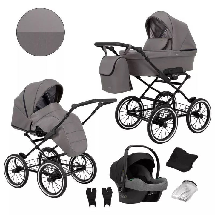 Kunert Romantic Retro Kinderwagen Set (diverse Farben)