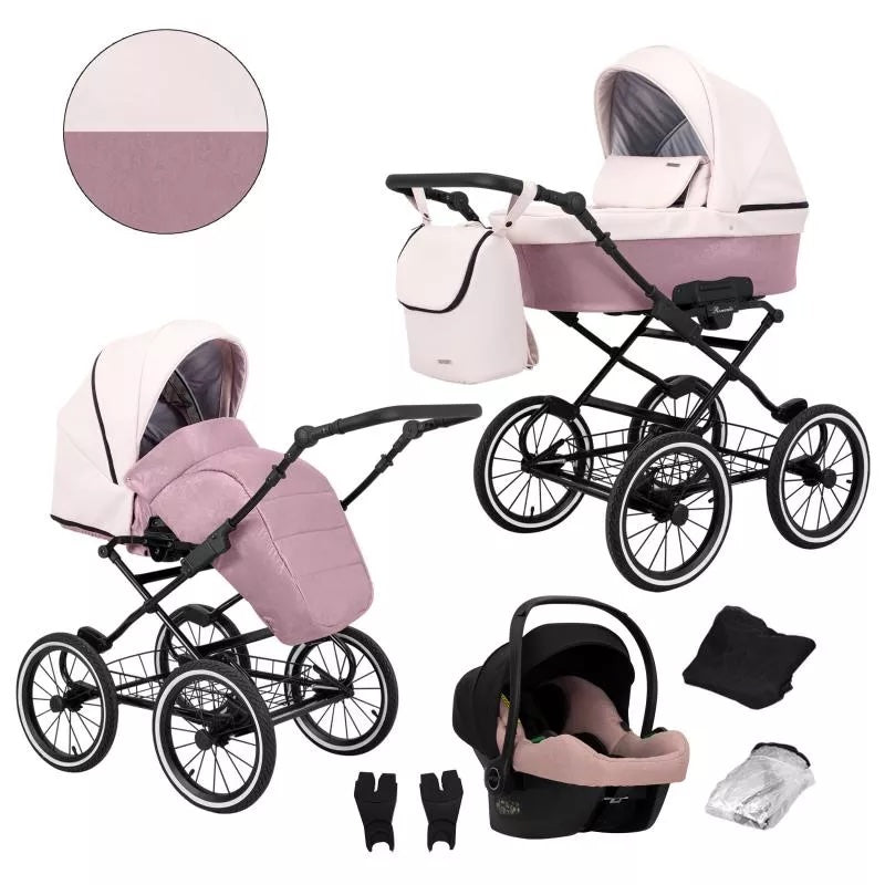 Kunert Romantic Retro Kinderwagen Set (diverse Farben)