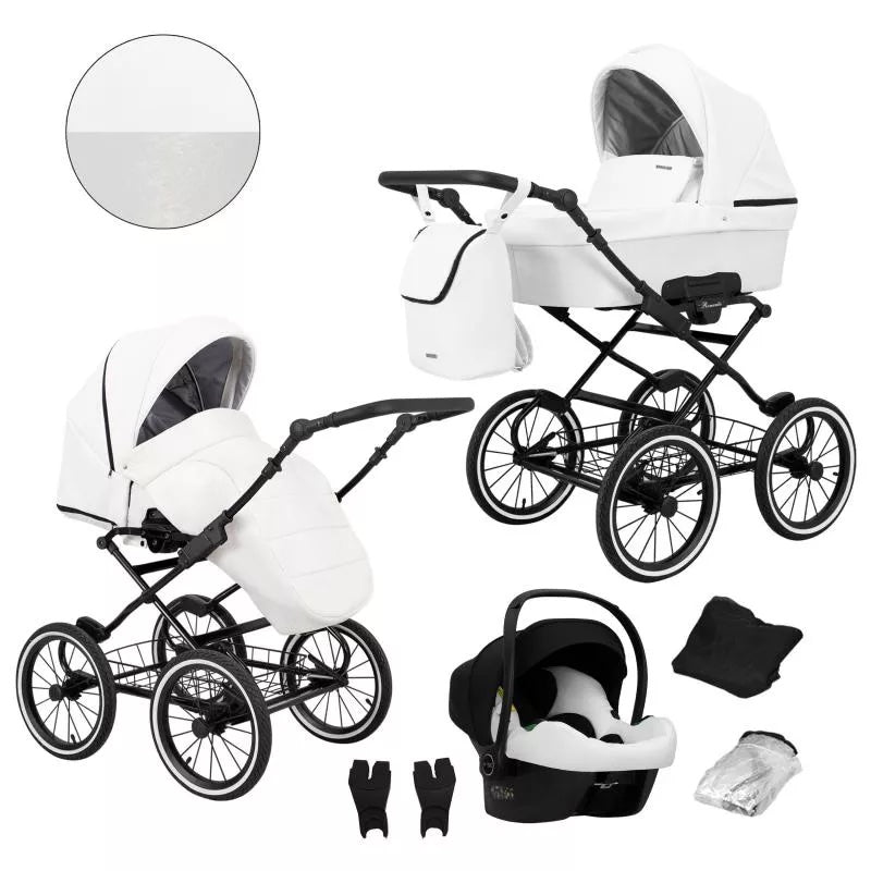 Kunert Romantic Retro Kinderwagen Set (diverse Farben)