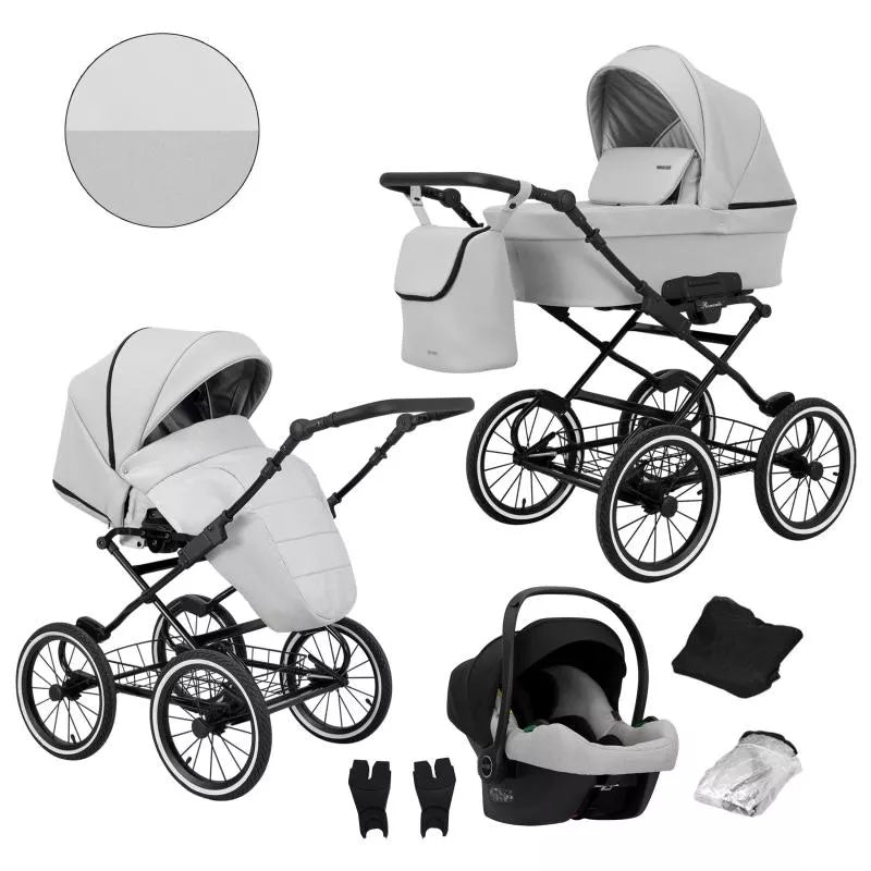 Kunert Romantic Retro Kinderwagen Set (diverse Farben)