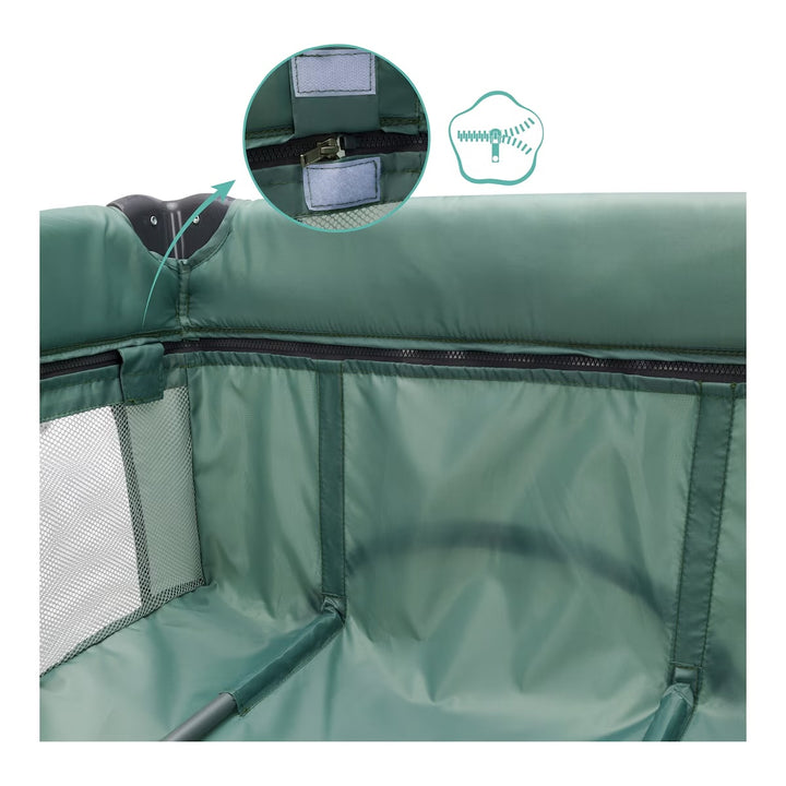 Reisebett All-in-One (green)