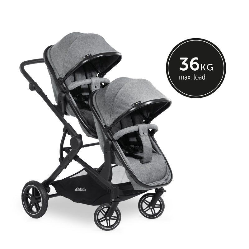 Hauck Atlantic Twin (grau melange)
