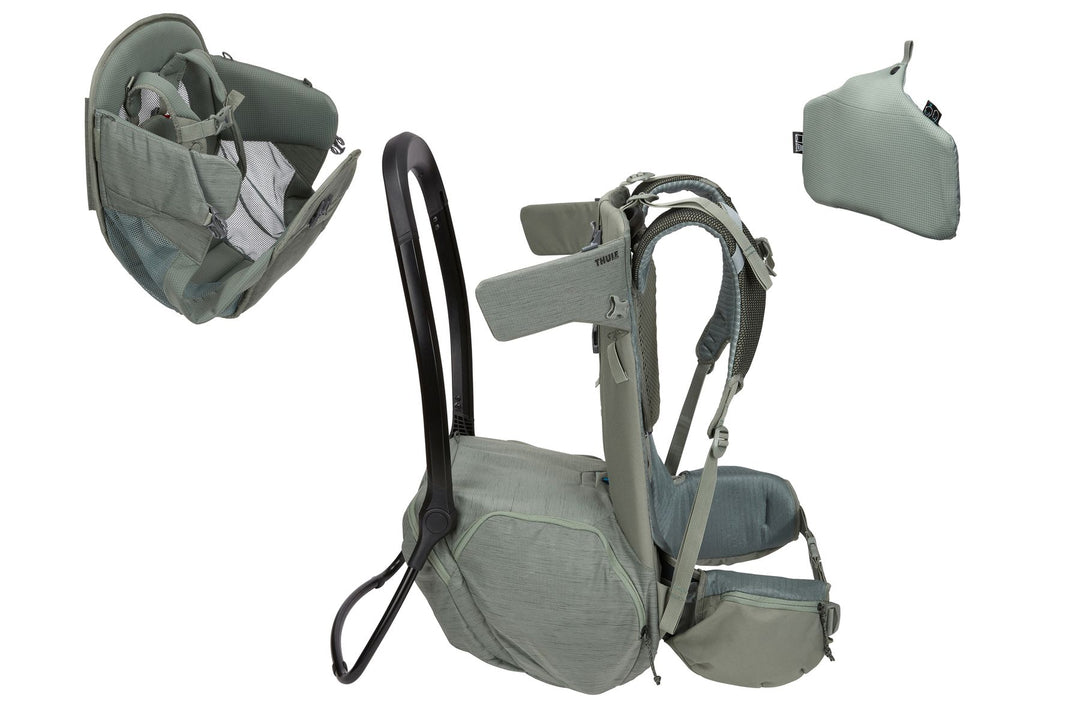 Thule Sapling back carrier (agave) including rain cover