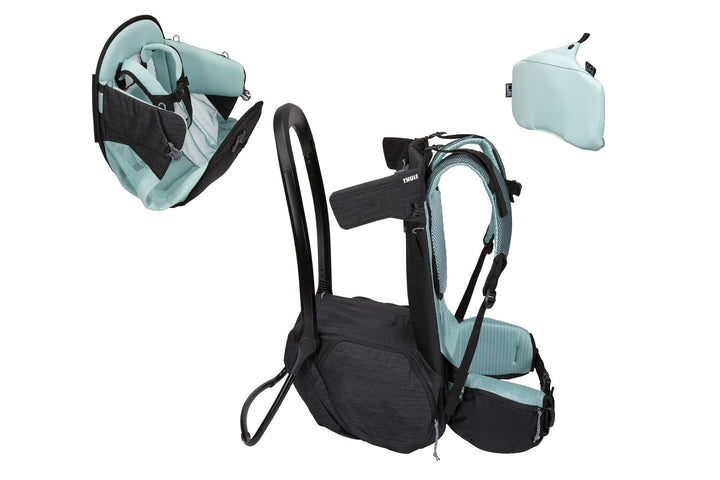 Thule Sapling back carrier (black) including rain cover