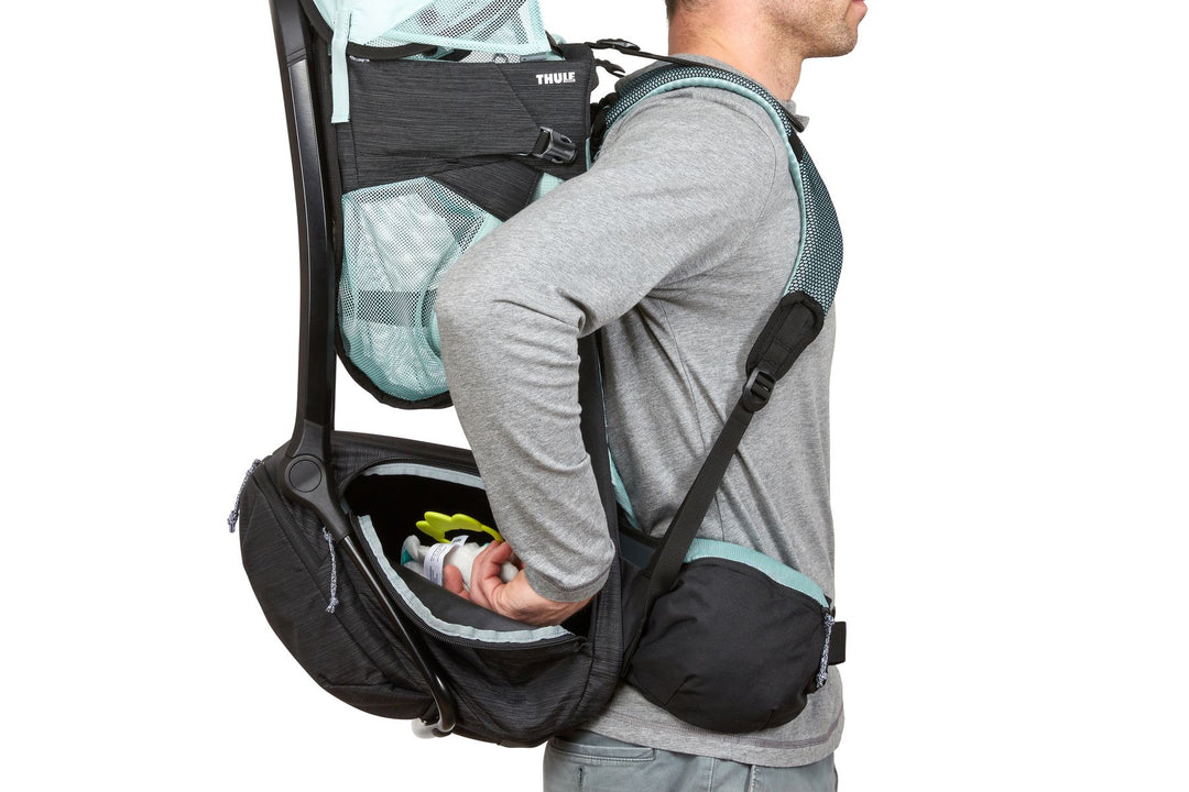Thule Sapling back carrier (black) including rain cover