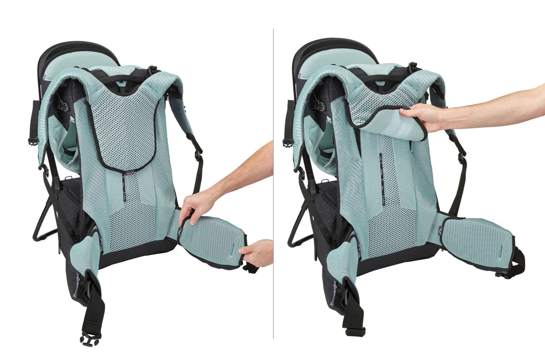 Thule Sapling back carrier (black) including rain cover