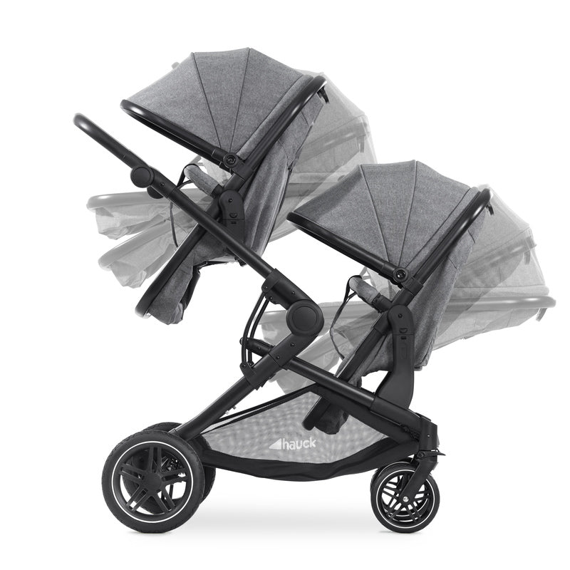 Hauck Atlantic Twin (grau melange)