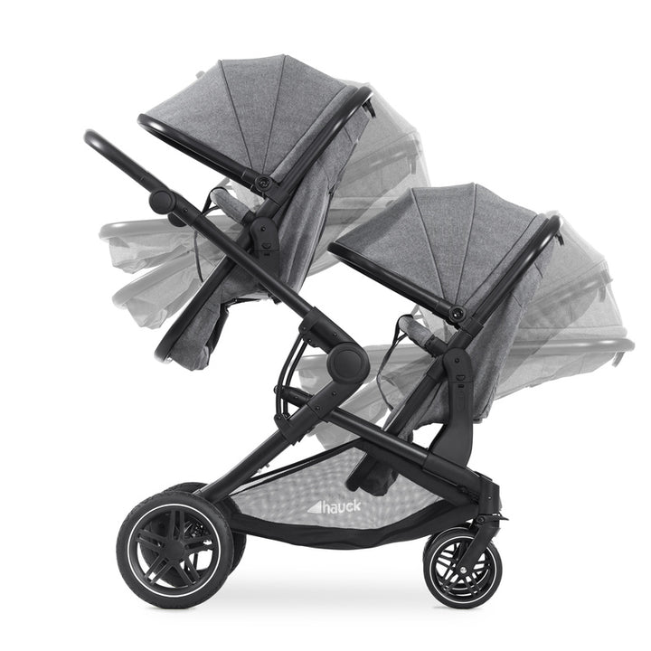 Hauck Atlantic Twin (grau melange)