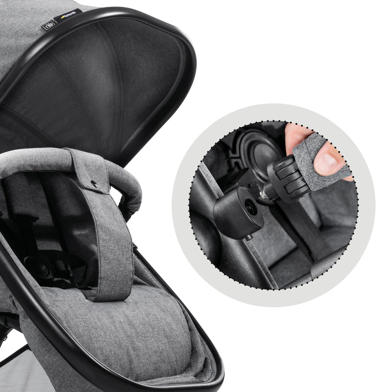 Hauck Atlantic Twin (grau melange)