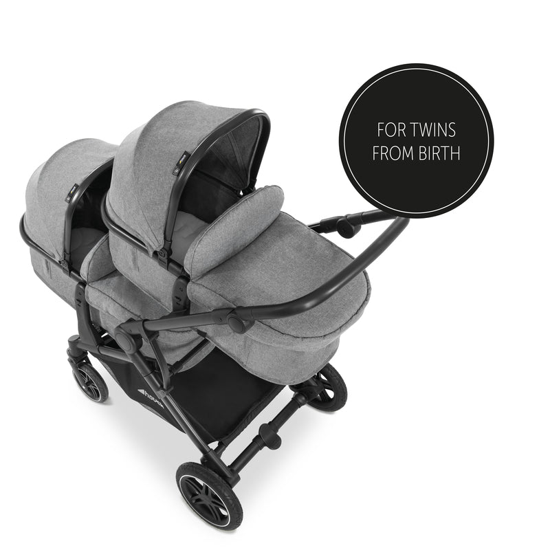 Hauck Atlantic Twin (grau melange)