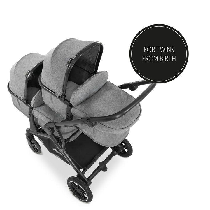 Hauck Atlantic Twin (grau melange)