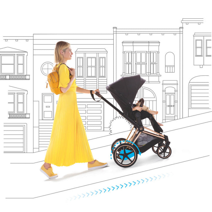 Cybex E-Priam MATT BLACK (diverse Farben)