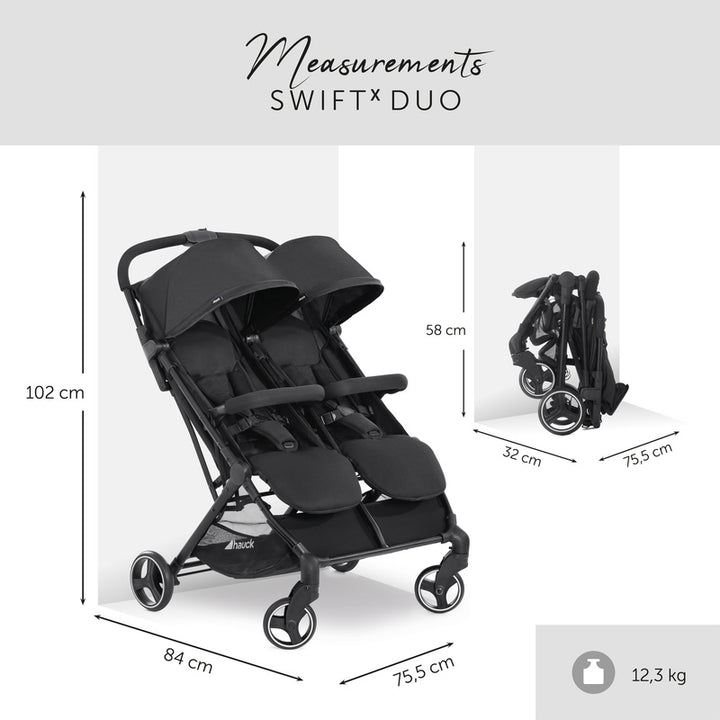 Hauck Swift X Duo (schwarz)
