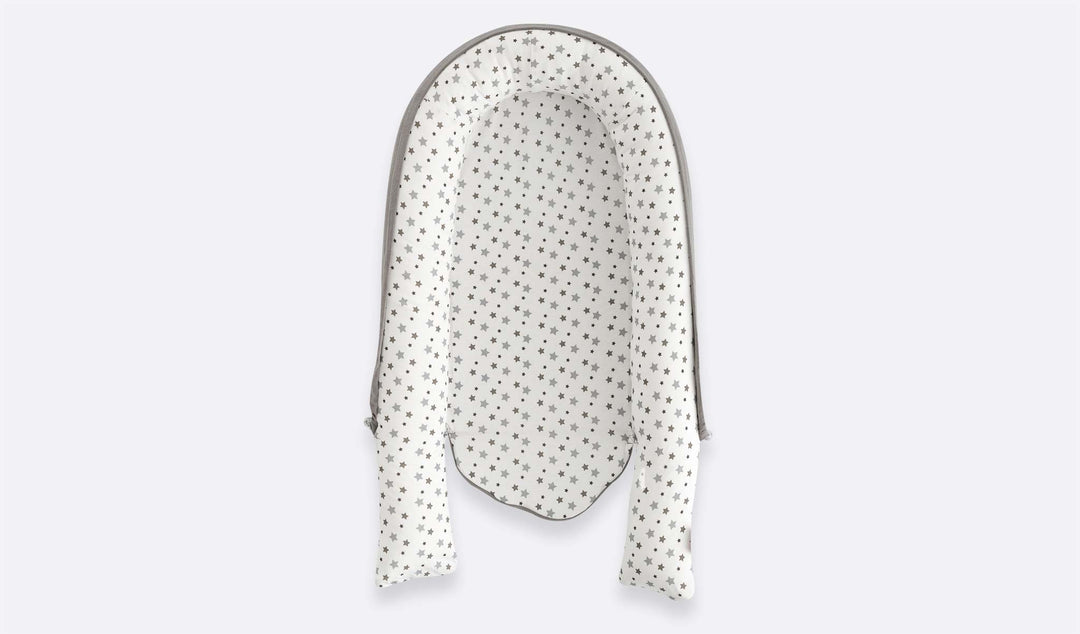 Nest Home (White with gray stars)