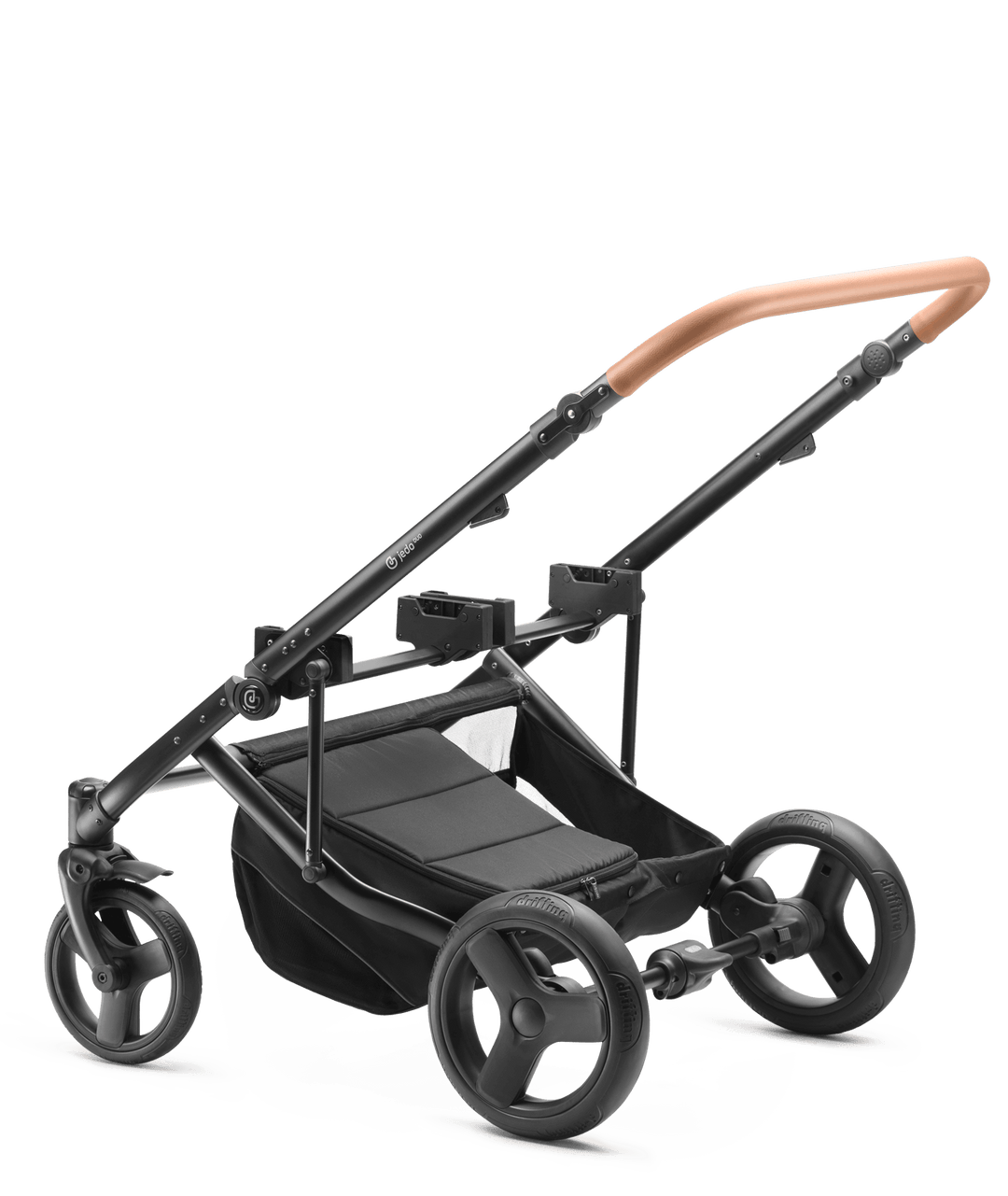 Jedo Duo Doppelkinderwagen (light grey)