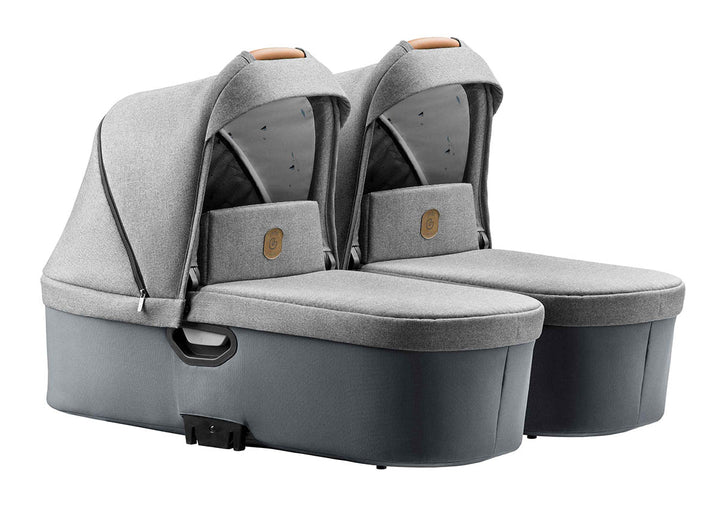 Jedo Duo Doppelkinderwagen (light grey)